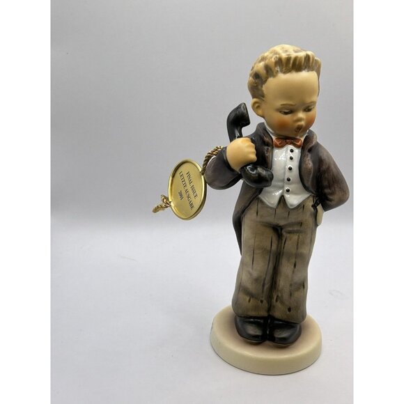 Goebel M.I. Hummel # 124/0 "Hello" TMK-2 Full Bee 6.5" Comes With Box - Picture 3 of 6